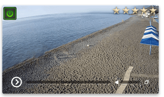 Веб-камера Алушта пляж пансионата Дубна