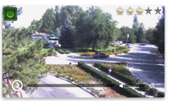 Армянск. Веб-камера с видом на танк Т-34
