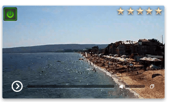 Феодосия. Веб-камера online на Черноморской набережной