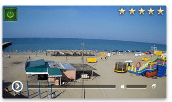 Саки. Веб-камера пляж в Новофедоровке